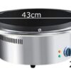 3000W Electric 43cm Wide Rotating Flat Bread Crepe Dosa Roti Chapati Khakra Tortilla Paratha Maker Machine (Diameter: 43cm) - Image 3
