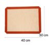 30x40cm Silicone Baking Mat - Reusable and Washable Kneading Dough Mat (Size: 30x40cm) - Image 2