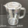 1800ml PC Transparent Water/Juice/Milk Liquid Jug with Lid - Image 2