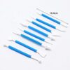Modelling Tool Set for Fondant Gum Paste Sugar Craft and Cake Decoration Clay Modelling Tool Kit (Size: 16x7x2cm, Quantity: Set of 8 Pieces with 16 Different Shapes) - Image 2