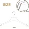 Transparent Poly Carbonate Material Based Durable Sturdy PC Cloth Hangers with 360° Swivel Hook (Pack of 1Pc) - Image 2