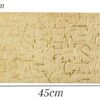 Pack of 6 Glossy 12×18 Inches Rectangle Table Placemats with Firm Grip Rubber Bottom (Colour: Royal Gold) - Image 2