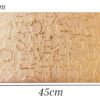 Pack of 6 Glossy 12×18 Inches Rectangle Table Placemats with Firm Grip Rubber Bottom (Colour: Rose Gold) - Image 3