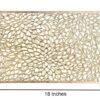 Pack of 6 Glossy 12×18 Inches Rectangle NET Table Placemats with Firm Grip Rubber Bottom (Colour: Gold)(Code: 5-12-66) - Image 2