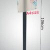 MS A4 Black Display Stand with Heavy Square Stone Base (Size: 21x29.7cm) - Image 2