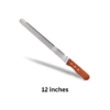 Bread Knife with 14 Inches Serrated Blade with Wide Teeth and Wooden Handle for Cutting/Slicing of Bread, Cake, Burger, Bun (Total Size: 19 Inches - Blade Size: 14 Inches, Handle Size: 5 Inches App.) - Image 2
