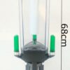 Beer Tower with 1 Flavour Compartment and Ice Stick - 3 Green Taps and Led Backlight (Model: Single Compartment Flavour with Ice Stick) - Image 2