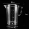 2L PC Transparent Toughened Jugs with Measurements and Convenient Handle (Capacity: 2000ml) - Image 2