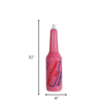Flair Decorative Bottle Performance Practice Bottle for Bartending Training Purposes with Bottle Stopper (Color: Pink) - Image 2