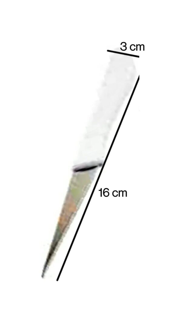 4PP Plastic Handle Carving Knives in Card Pack for Shaping, Sculpting Fruits and Vegetables - Image 2