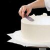 6 Inches Blade SS Straight Palette Knife Spatula with Black Handle for Cake Smoother, Icing, Frosting, Spreading, Fondant Pastry Cake Decorating Essential Kitchen Tool (Total Size: 10.75 Inches - Blade Size: 6 Inches and Black Handle Size: 4.75 Inches App.) - Image 3