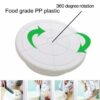 Plastic Cake Stand 360 Degree Rotating for Decorating, Icing Turntable (Size: 12 Inches Wide and 2.4 Inches Height, Weight: 0.315kg, Colour: White) - Image 3