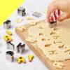 26pcs SS A-Z Alphabets Biscuit Cookie Cutter Mould - Food Grade Hygienic (Quantity: 26pcs) - Image 4