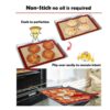 30x40cm Silicone Baking Mat - Reusable and Washable Kneading Dough Mat (Size: 30x40cm) - Image 3