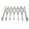 7 Wheels SS Croissant Flat Dough Divider Cutter, Mini Samosa Patti Cutter, Kaju Katli Cutter (Size: 24.5cm Long and Cutter 5.5cm Wide) - Image 3