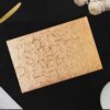Pack of 6 Glossy 12×18 Inches Rectangle Table Placemats with Firm Grip Rubber Bottom (Colour: Rose Gold) - Image 4