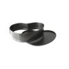 Heart Shaped Teflon Coated Cake Mould Trays Oven Compatible with Spring Form and Detachable Base - Food Grade Hygienic (Quantity: 3Pcs - 8/9/10 Inches with Depth 2.75 Inches App.) - Image 4
