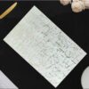 Pack of 6 Glossy 12×18 Inches Rectangle Table Placemats with Firm Grip Rubber Bottom (Colour: Silver) - Image 3