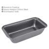 3pc Teflon Coated Bread/Cake Mould in Rectangle Shaped used in Ovens with Curved Edges (Quantity: 3pcs, Pan Sizes: 10x5 Inches, 12x5 Inches and 14x5 Inches with Depth 2.5 Inches App.) - Image 3