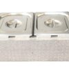  59x37.5x24cm Commercial Foam Insulation Based Rectangle Containers with SS GN Pans for Hot and Cold Storage. (Model: 2 Compartments x 1/2 GN Pan, Depth: 150mm) - Image 3