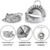 10cm Wide SS Dumpling Momos Ghughra Samosa Karanji Gujiya Mould Dough Press Maker Mould  - Image 4