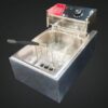 2500W Electric 8L Full SS 304 Grade Single Tank Commercial Fryer with Heavy Duty Quality Coil Element - Image 3