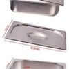 2000W Powerful Electric SS Bain Marie with GLASS FRONT 4 Compartments of 1/2 GN PAN Food Warmer Steamer With SS Lid(GN Pan Length – 325mm, Breadth – 265mm and Depth – 100mm, Each GN Pan Capacity – 5.5 Litres Approx) - Image 5