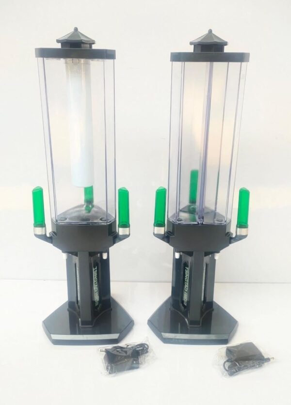 Beer Tower with 1 Flavour Compartment and Ice Stick - 3 Green Taps and Led Backlight (Model: Single Compartment Flavour with Ice Stick) - Image 3
