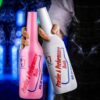 Flair Decorative Bottle Performance Practice Bottle for Bartending Training Purposes with Bottle Stopper (Color: Pink) - Image 3