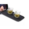 16x22 Inches Rectangle Non-Breakable Anti Skid Super Fibre Glass Service Tray With Heavy Rubber Grip Tray (Colour: Black) - Image 3