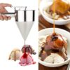 Stainless Steel Conical Funnel Strainer with SS Stand and Adjustable Mouth Opening for Liquid Dispensing Dressing Nepali Soli Making Device - Image 4