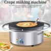 3000W Electric 43cm Wide Rotating Flat Bread Crepe Dosa Roti Chapati Khakra Tortilla Paratha Maker Machine (Diameter: 43cm) - Image 5