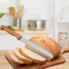 Bread Knife with 10 Inches Serrated Blade with Wide Teeth and Wooden Handle for Cutting/Slicing of Bread, Cake, Burger, Bun (Total Size: 15 Inches - Blade Size: 10 Inches, Handle Size: 5 Inches App.) - Image 4