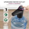 Wireless Rechargeable Water Pump Dispenser for 20L Water Cans with 600ml One Stroke Push button (Colour: Black) - Image 4