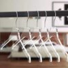 Transparent Poly Carbonate Material Based Durable Sturdy PC Cloth Hangers with 360° Swivel Hook (Pack of 1Pc) - Image 4