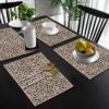 Pack of 6 Glossy 12×18 Inches Rectangle NET Table Placemats with Firm Grip Rubber Bottom (Colour: Gold)(Code: 5-12-66) - Image 4