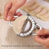 10cm Wide SS Dumpling Momos Ghughra Samosa Karanji Gujiya Mould Dough Press Maker Mould  - Image 5