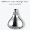 340W Electric SS Single Headed Food Lamp Warmer With Top And Bottom Heating (Colour: Silver) - Image 4