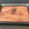 Rectangular Anti Skid Tray with Wooden Grain Finish Rubber Grip and Side Ears (Tray Size: 43x30x9cm) - Image 4