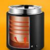 400W Electric 10L Commercial Plain Patterned Soup Pot. (Colour: White) - Image 4