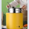 400W Electric 10L Commercial Plain Patterned Soup Pot. (Colour: Yellow) - Image 4