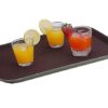 18x26 Inches Rectangle Non-Breakable Anti Skid Super Fibre Glass Service Tray With Heavy Rubber Grip Tray (Colour: Brown) - Image 4