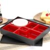 Bento Box with Bowl and Lid Japanese Style Portable Lunch Container (Size: 30x23.75x5cm) - Image 4