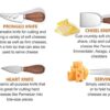 Large Size 4pcs Cheese Knife Set Heavy Duty Stainless Steel Food Grade Made 4 PCS Cheese Knife Set, Premium Cheese Slicer Cutter Collection with Wooden Handle (Large Size) - Image 4