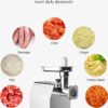 800W No.12 Electric Masala Mincer Full Stainless Steel Body Multipurpose Grinder Churra Making Machine for Crushing Grinding Mashing Spices Vegetables (800W Copper Motor, Maximum Mincing Grinding Capacity ~ 120 to 150 Kgs per Hour Approx) - Image 4
