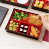 Bento Box Japanese Style Portable Lunch Containers (Size: 30x23.75x5cm) - Image 5