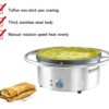 3000W Electric 43cm Wide Rotating Flat Bread Crepe Dosa Roti Chapati Khakra Tortilla Paratha Maker Machine (Diameter: 43cm) - Image 6