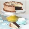 Fibre Cake Stand 360 Degree Smooth Rotating for Decorating, Icing Turntable (Size: 12 Inches Wide and 5 Inches Height, Weight: 2.4 Kg, Colour: Silver and Golden) - Image 5
