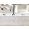  59x37.5x24cm Commercial Foam Insulation Based Rectangle Containers with SS GN Pans for Hot and Cold Storage. (Model: 2 Compartments x 1/2 GN Pan, Depth: 150mm) - Image 5