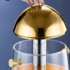 Golden 13L 2 in 1 (Hot & Cold) Tea/Coffee Beverage Dispenser Urn Container with SS Body, Side PC Dome & Stand - Image 5